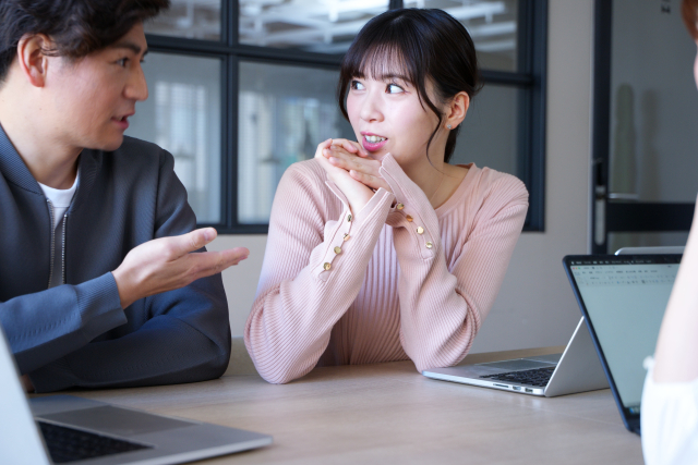 聞き上手な女性
