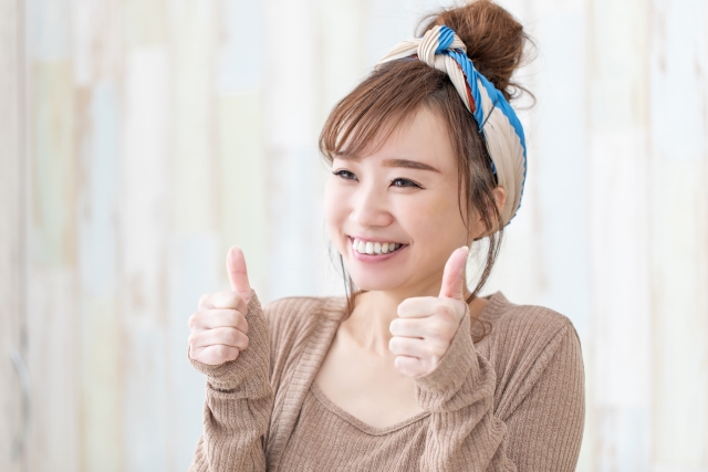 褒め上手な女性