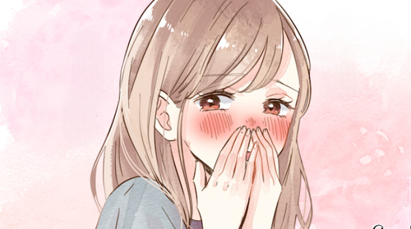 恥ずかしがる女性