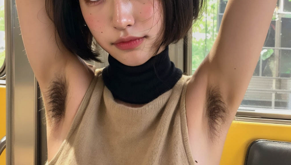 脇毛が生えた脇
