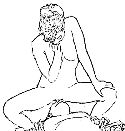 背面騎乗位クンニ