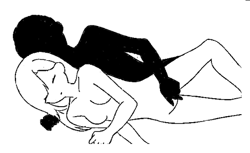 即位バック手マン