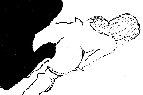 四つん這いバック手マン