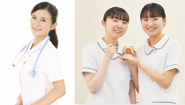 看護師と歯科衛生士